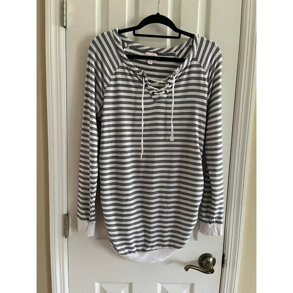 Maternity Striped Sweater - Picture 1 of 3